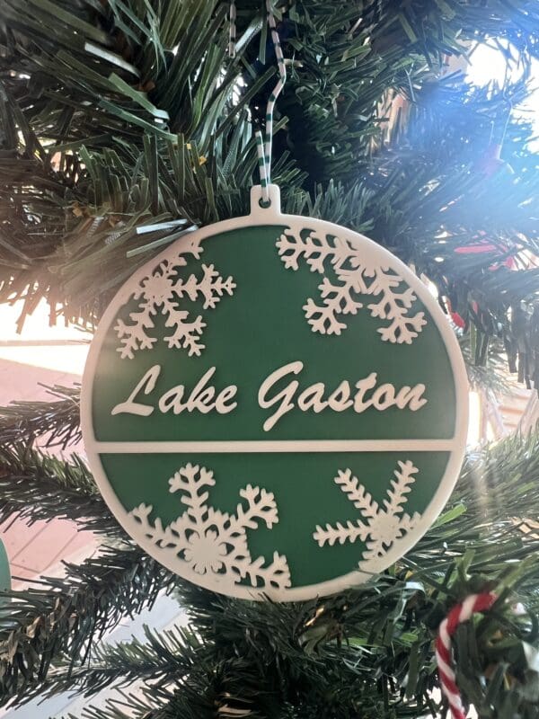 Lake Gaston Christmas ornament